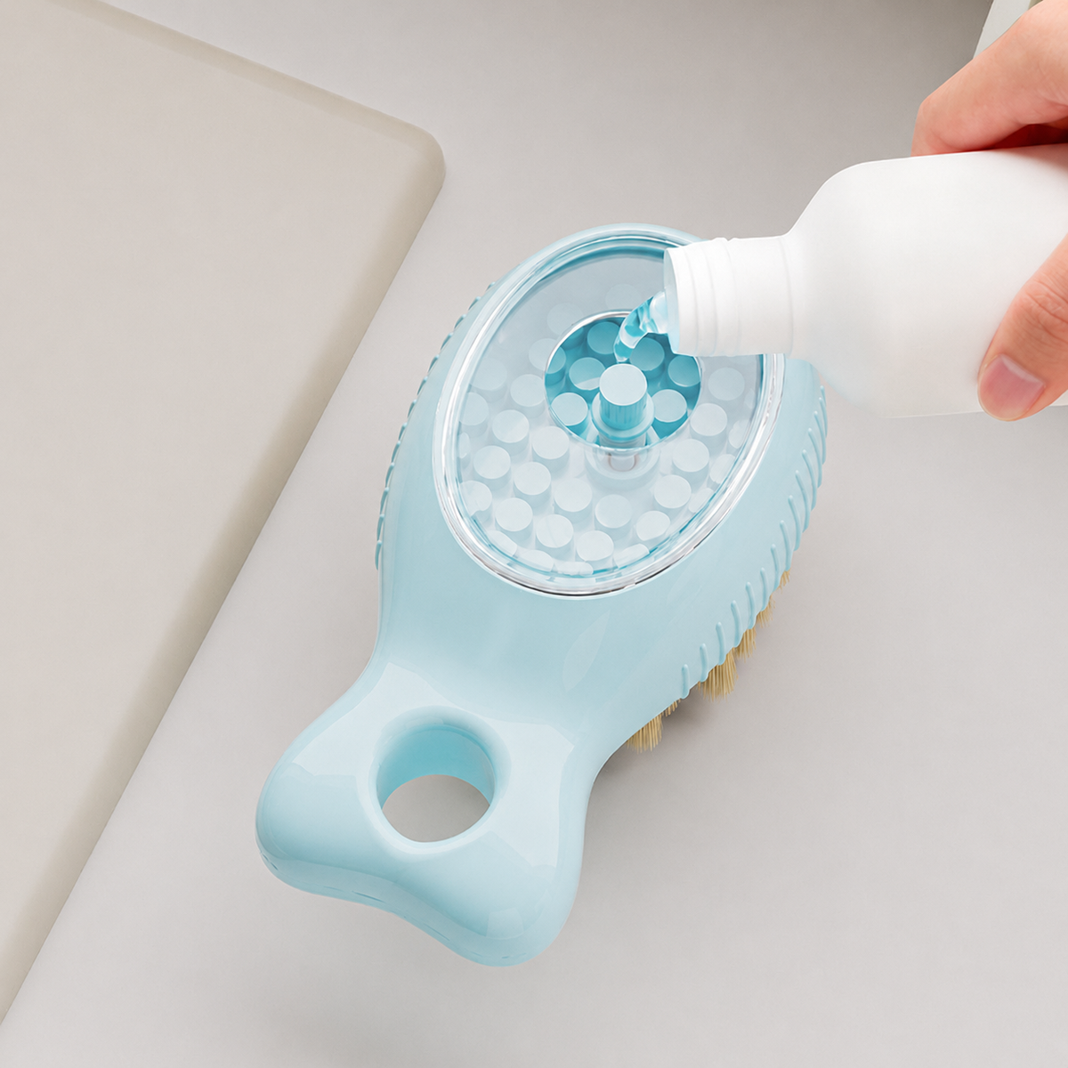 Soap Dispensing Cleaning Brush