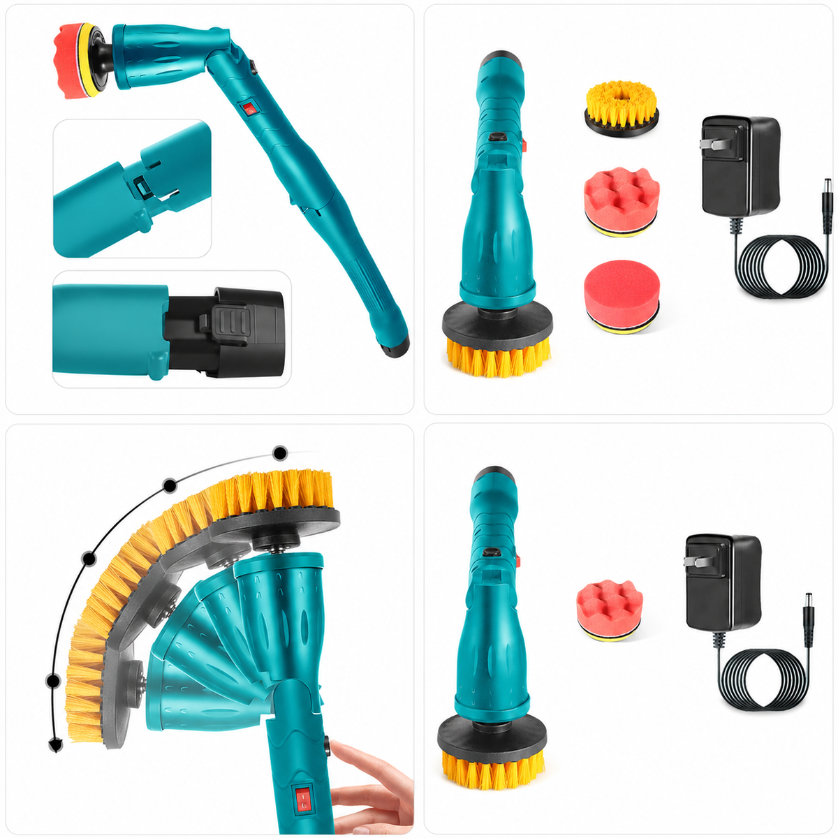 Cordless Multi-Function Electric Cleaning Brush