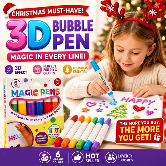 🎄 LAST DAY BOGO! 3D Magic Drawing Pens – The Fun DIY Gift Kids Love 🎁