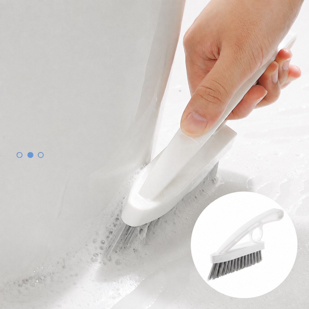 V-Shaped Gap Cleaning Brush
