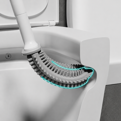 Wall-Mounted Flexible Toilet Brush