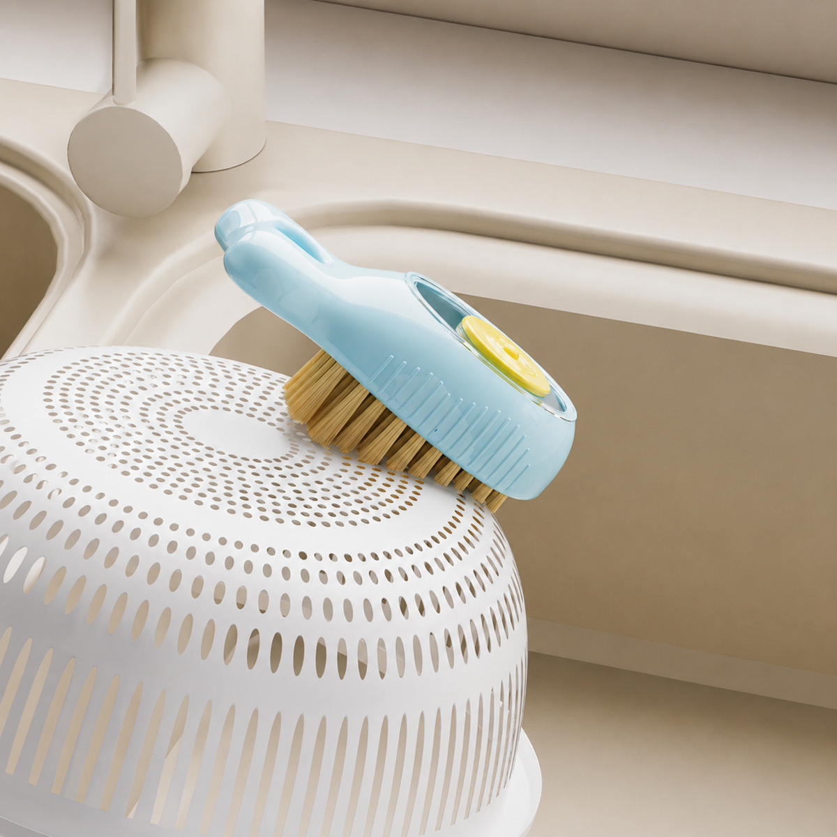 Soap Dispensing Cleaning Brush