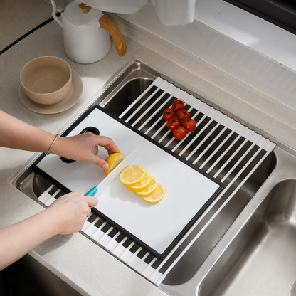 Roll-Up Over-the-Sink Drying Rack