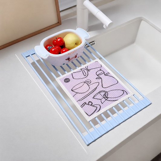 Roll-Up Over-the-Sink Drying Rack